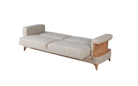 Hillary Yataqlı Üç Yerli Divan